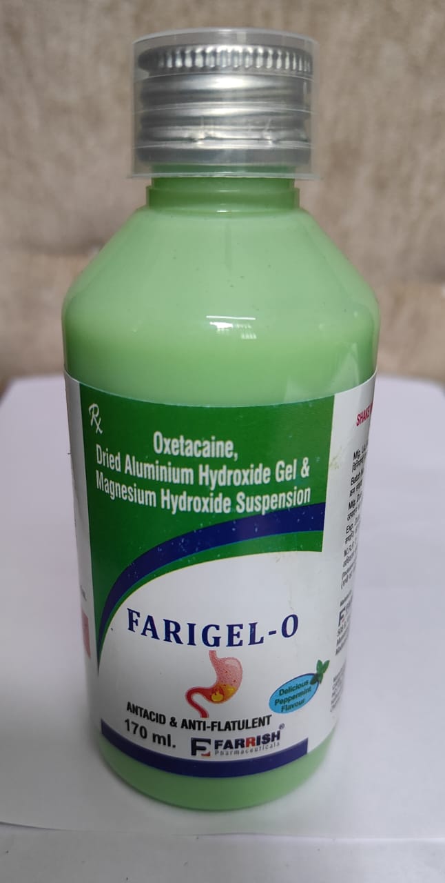 Farigel-O antacid suspension
